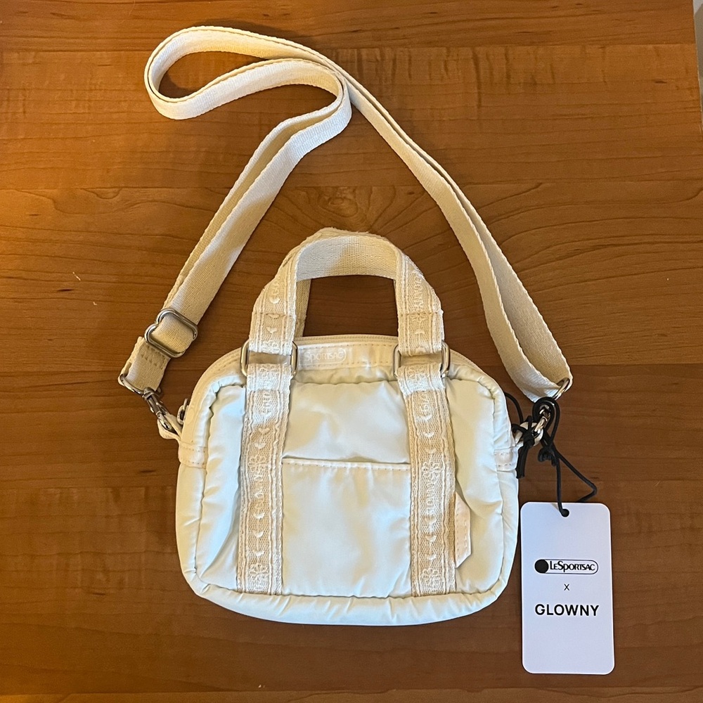 LeSportsac X Glowny Ivory Frost Mini Bag